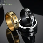 Модное кольцо Nextvance со свиданием на день рождения для женщин и мужчин, из нержавеющей стали золотого цвета, свадебный подарок, вдохновляющие ювелирные изделия, оптовая продажа