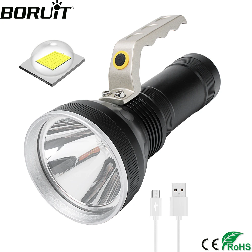 BORUiT C16 светодиодный светильник-вспышка высокой мощности 1000LM T6 фонарь