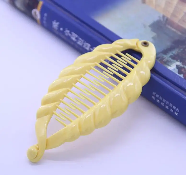 Заколка для волос в форме рыбы Шпилька черного цвета аксессуары женщин зажим 59| |