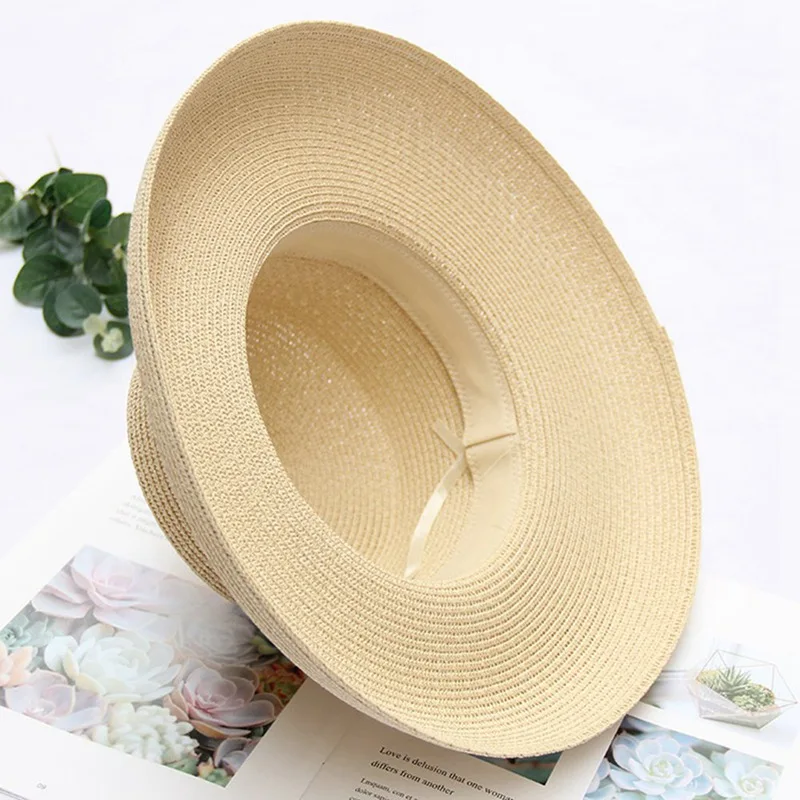 

Summer Wind Retro Sun Hat Female Holiday Sunscreen Beach Fashion Wild Sun Hat Big Grass Sun Hats For Women