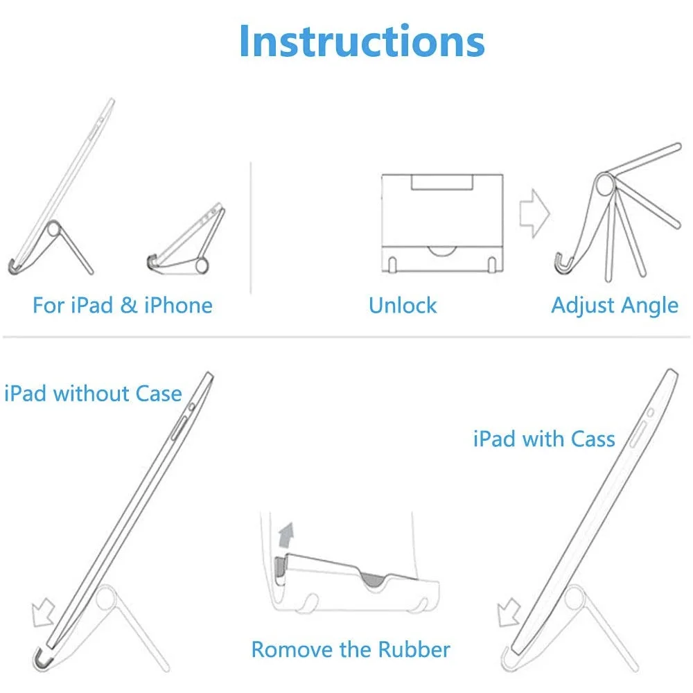 portable universal tablet holder for ipad mini holder tablet stand mount adjustable desk support flexible mobile phone stand free global shipping