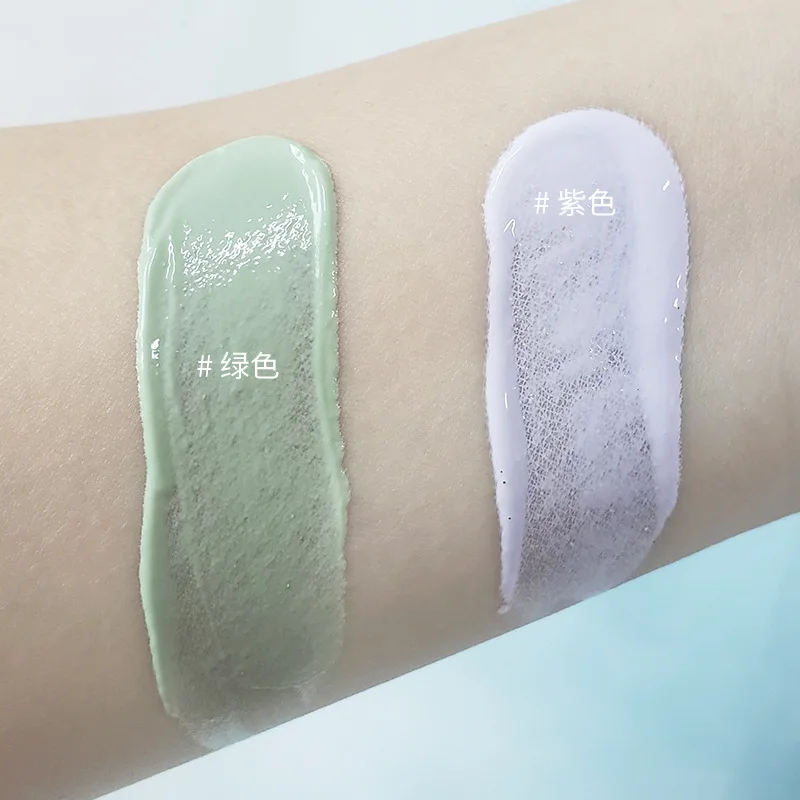 Макияж праймер уход за лицом корректор праймеры зеленый и фиолетовый легко