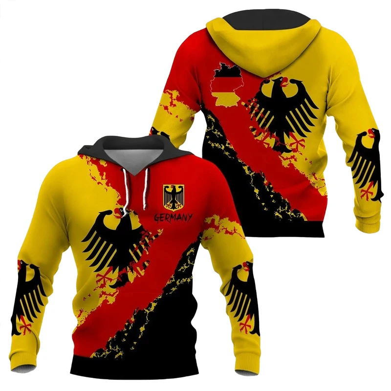

Germany Country Colorful Hoodie 3D All Over Printed Mens Hoodies Unisex Fashion Casual Pullover M278