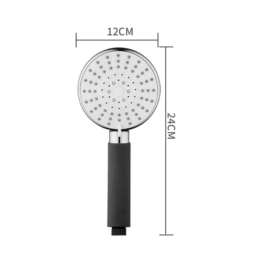 Shower Bath Head Adjustable 5 Mode High Pressure 120mm Panel Round Chrome Rain Water Saver Showerhead YD068 | Обустройство дома