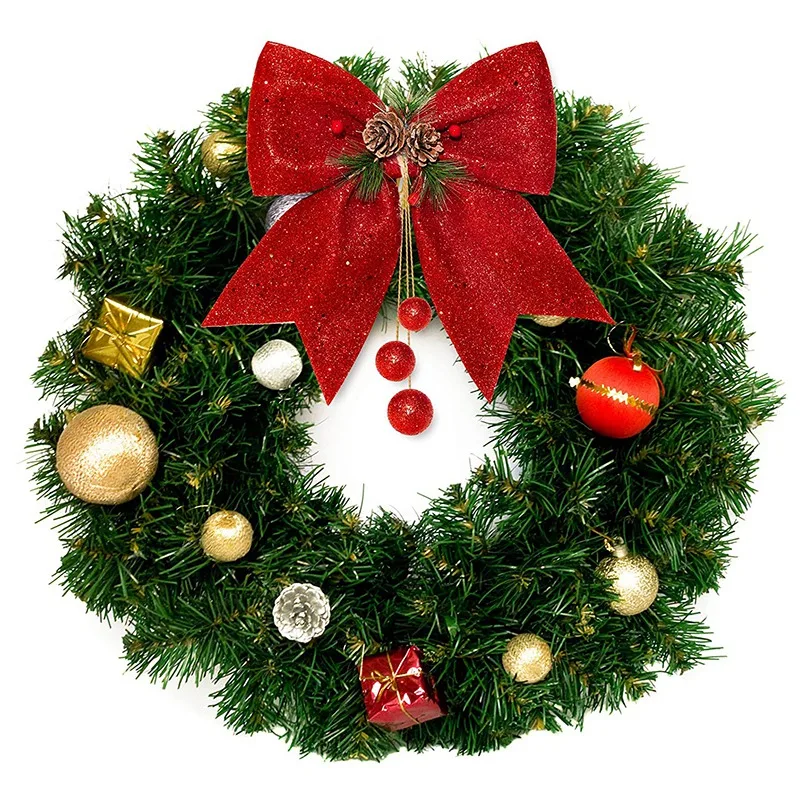 

AFBC 4Pcs Christmas Bow, Christmas Tree Bow Glitter, Sequin Bow Ties for Home Ornament Decoration Christmas Party