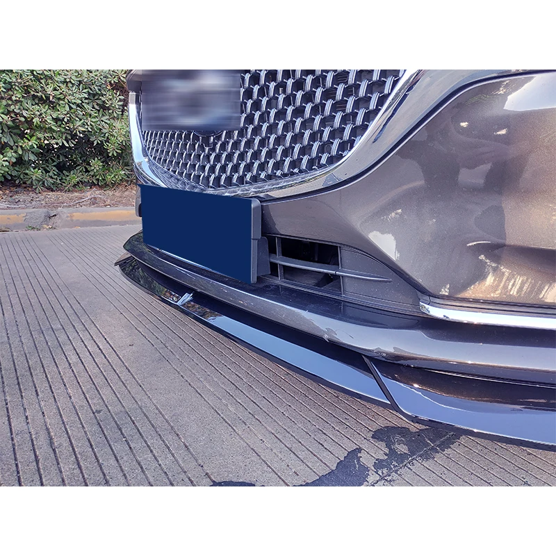 Передний бампер сплиттер для губ Диффузор спойлер тела комплект протектор