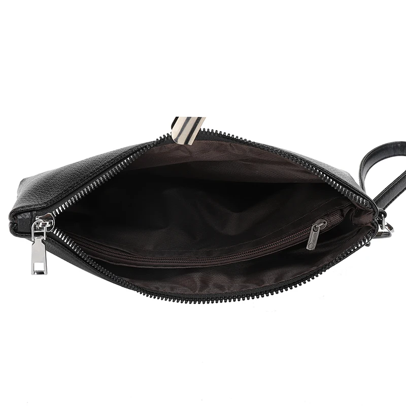 

2021 New Design Men's Day Clutch Soft Envelop Bag Big Capacity Handbag Business Messenger Bag Male Travel Bag Casual Tote