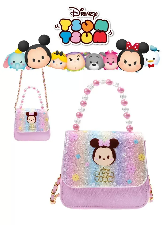 

Disney Authentic Children's Cartoon Bag Girls Minnie Messenger Bag Baby Mini Cute Handbag
