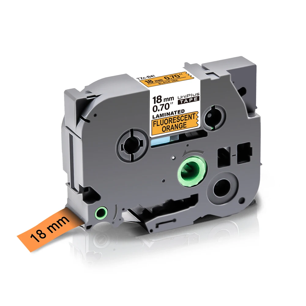 UniPlus 6PK 18 мм лента флуоресцентная этикетка для замены принтера этикеток|Ленты