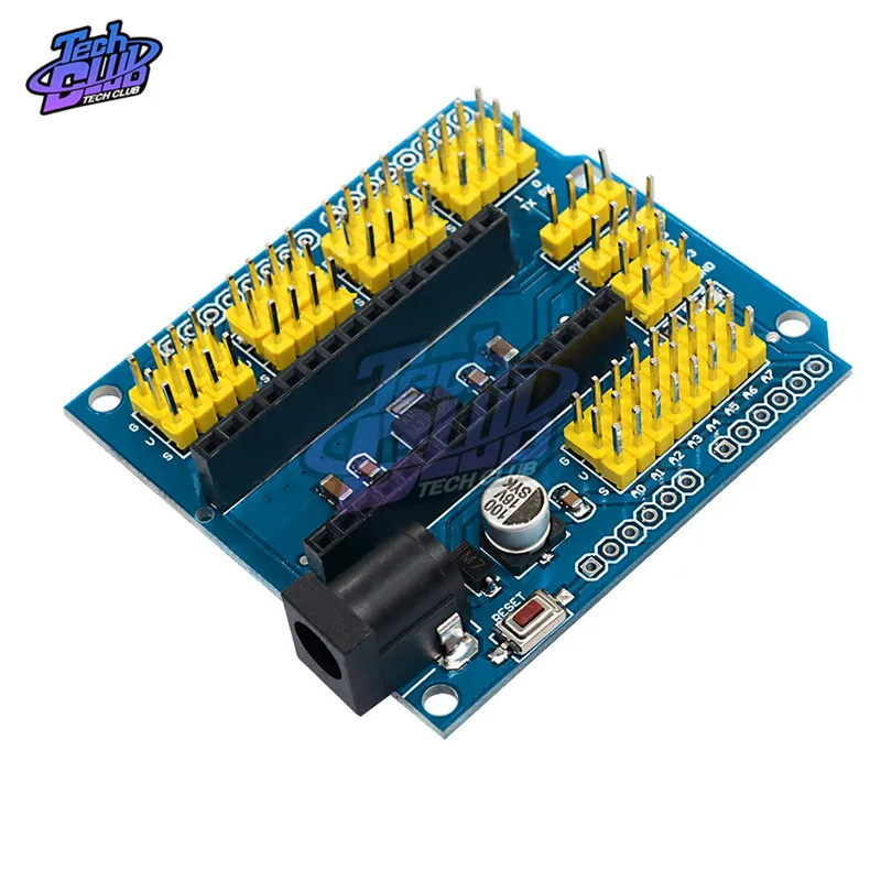 3 В NANO I/O IO датчик расширения Shield модуль для Arduino R3 Nano V3.0 0 совместимая плата