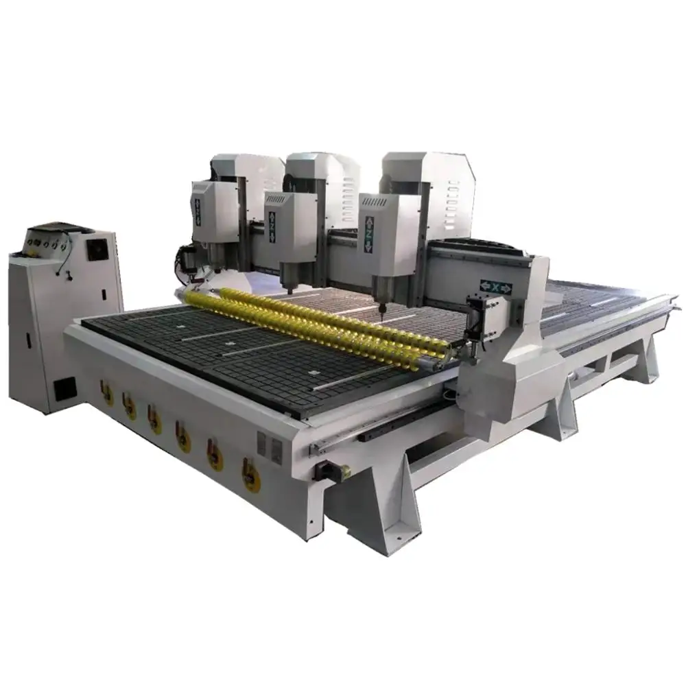 3 головки 1530 древесины cnc маршрутизатор для МДФ/фанеры/дверей с DSP Продвижение