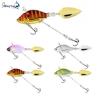 Рыболовная Приманка VIB, 44 мм, 13,6 г, Тонущая, с вибрацией, вращающаяся, с металлическими блестками, приманки, воблеры, искусственная, жесткая, воблеры рыболовные снасти