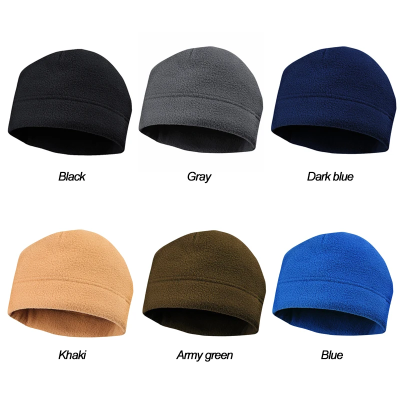 Зимняя Флисовая теплая походная шапка мужские термотактические уличные шапки