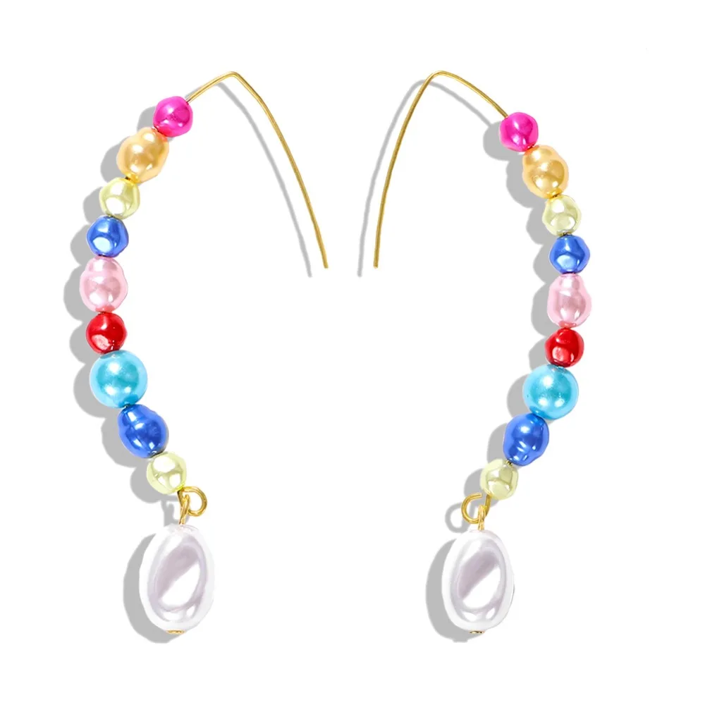Miwens Bauble Bar Роскошные Жемчужные Серьги-кольца для женщин 31 тип очаровательный с жемчугом эффектные круглые серьги вечерние висячие украшения макси