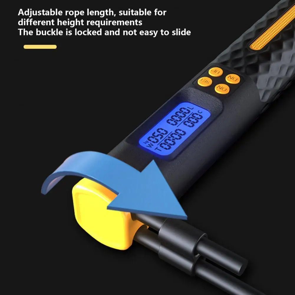 

Universal Jump Rope 3 Modes Digital Jump Rope Digital Counting Cordless Jumping Rope for Gym Single Skipping Rope