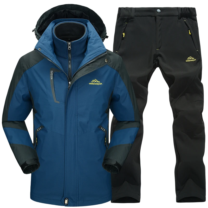 

Snowboarding Sets waterproof outdoor sports wear Ski Coat and strap snow pant Kids Costume snowboard suit Snowboardjack