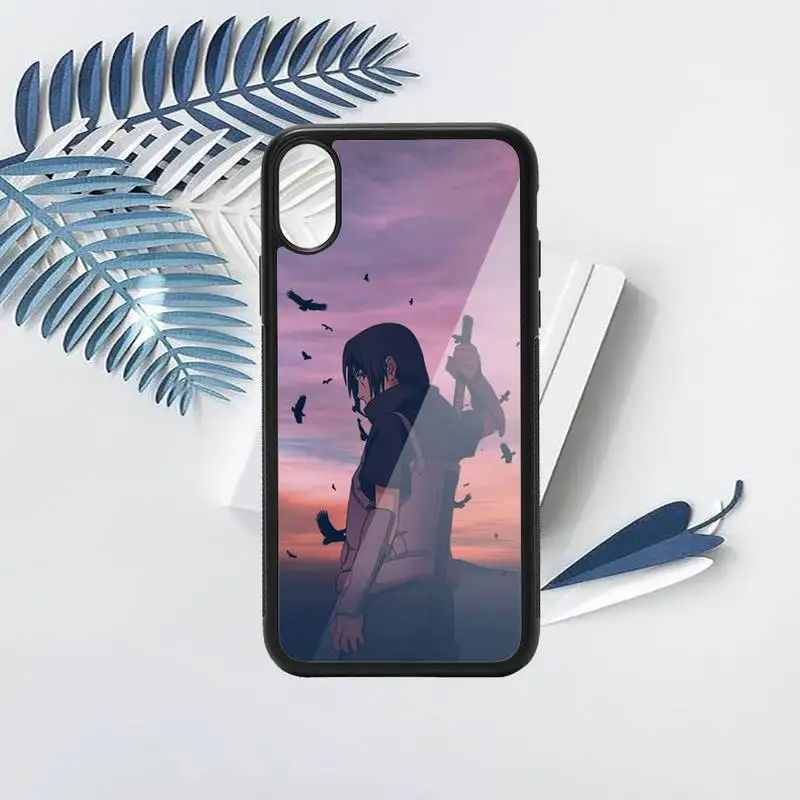 

Anime itachi Naruto Manga Phone Case PC for iPhone 11 12 pro XS MAX 8 7 6 6S Plus X 5S SE 2020 XR