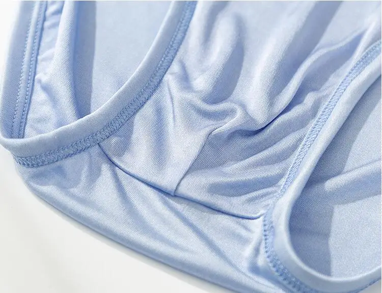 Мужские трусы из 30% натурального шелка 70% вискозы нижнее белье L XL 2XL 3XL 1061 | Мужская