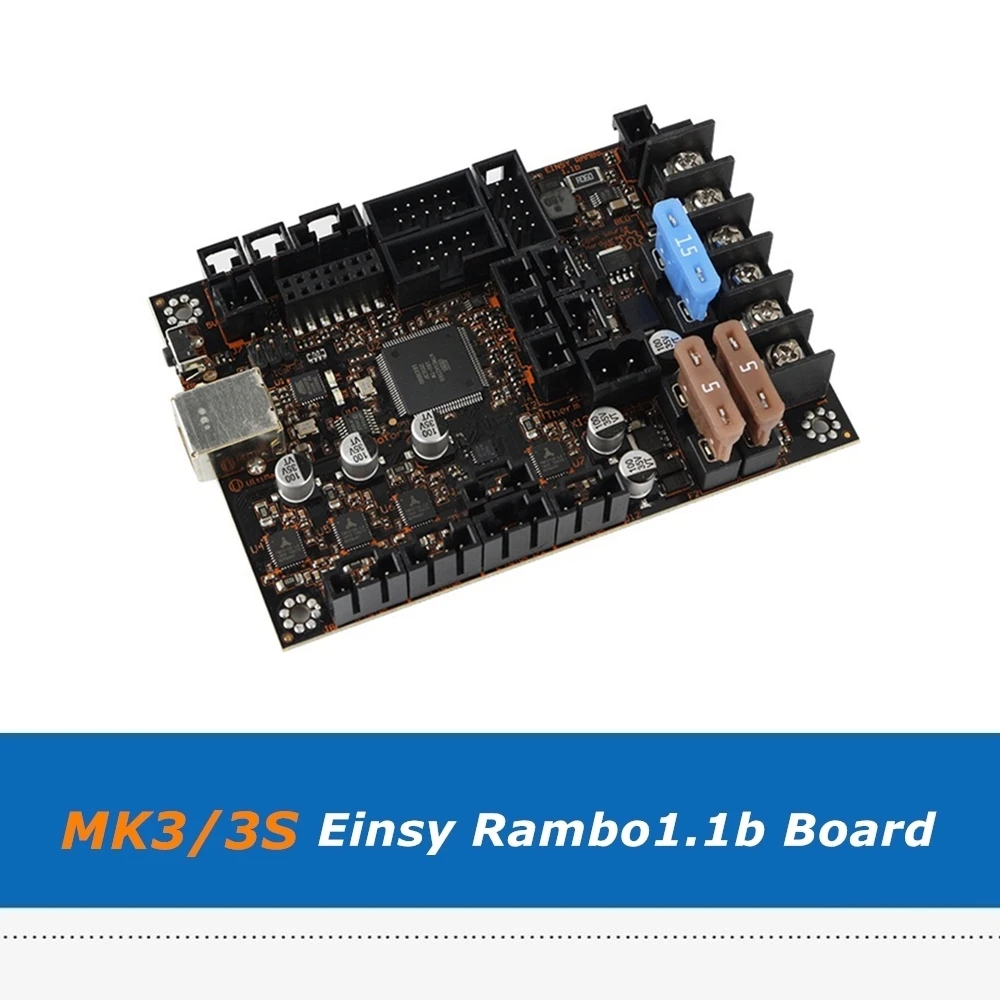 Reprap Prusa i3 MK3/3S Einsy Rambo 1.1b Control Board With 4pcs TMC2130 SPI Driver For Prusa I3 MK3 3D Printer Parts