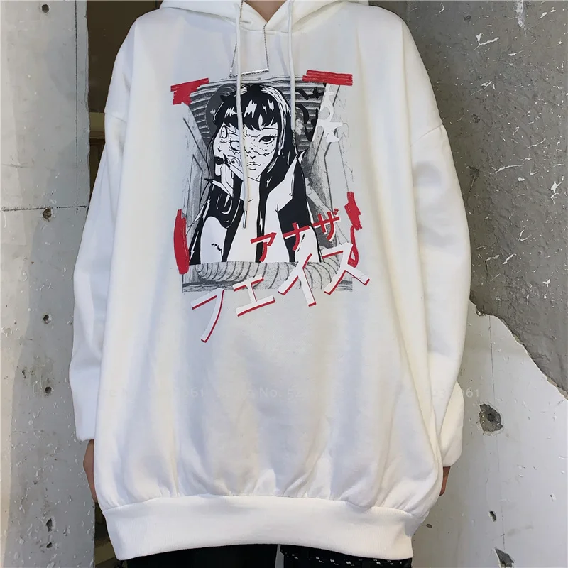 Женский и мужской свитер в стиле Харадзюку японский аниме толстовки уличная