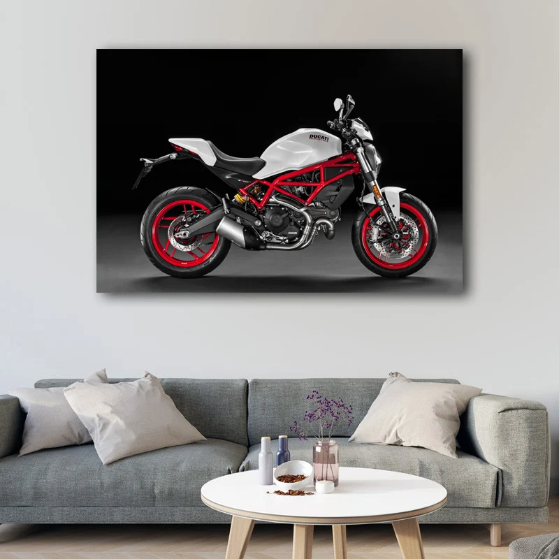 Сделай сам в рамке Картины Superbike Ducati Monster 797 Мотоцикл Спортивные настенный