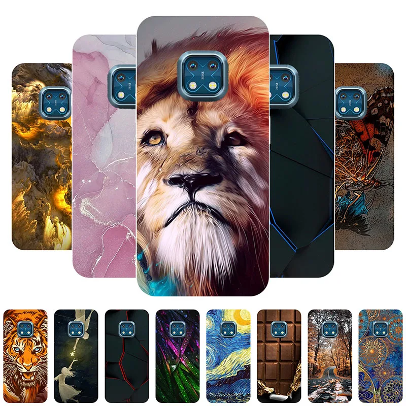 

TPU Case For Nokia XR20 5G Case Silicone Soft Back Cover For Nokia XR20 XR 20 Phone Cases For NokiaXR20 Pattern Bumper