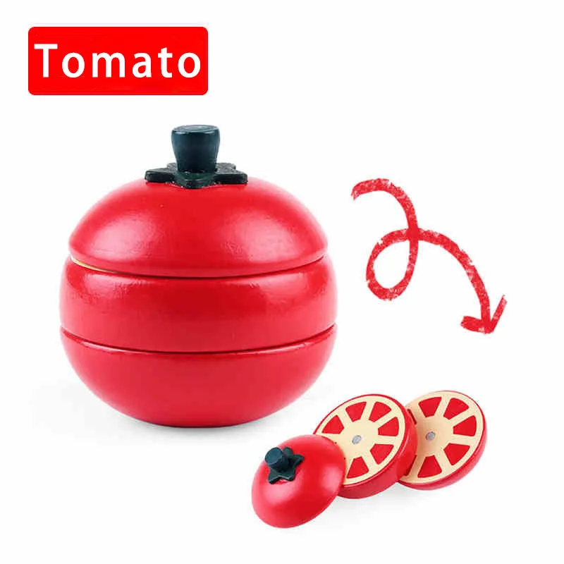 Игрушка Woo для детей игрушки резки овощей Имитация деревянной игрушка