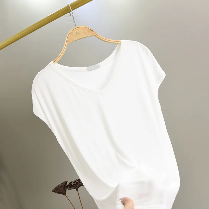 

New Simple summer high-quality hot-selling leisure women's breathable cotton T-shirt