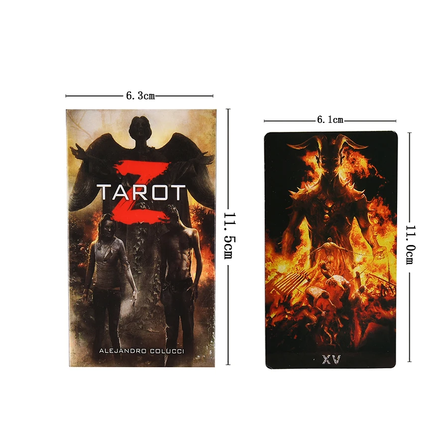Таро Z Deck Cards от Alejandro Colucci карточная игра Zombie Apocalypse Divination|Карточные игры| |
