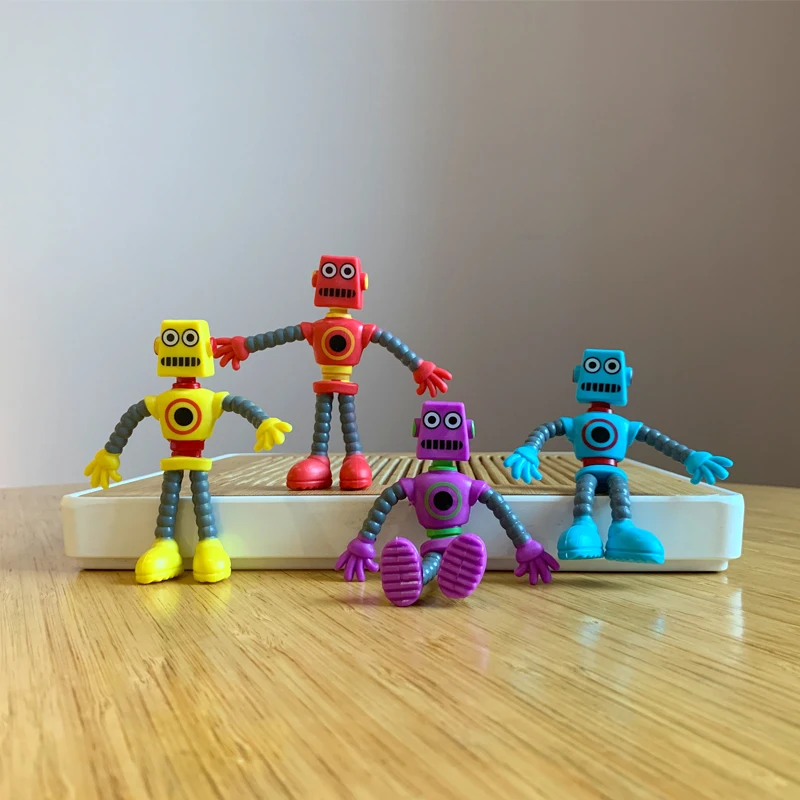 

Creative wire twisted Variety robot villain Tricky decompression doll fun toys for children gift
