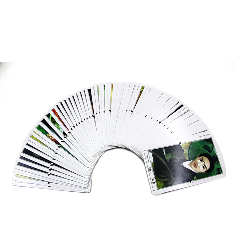 New Chinese Myth Tarot Cards Divination Game 12*7cm Chinese/English Version For Family/Friends |