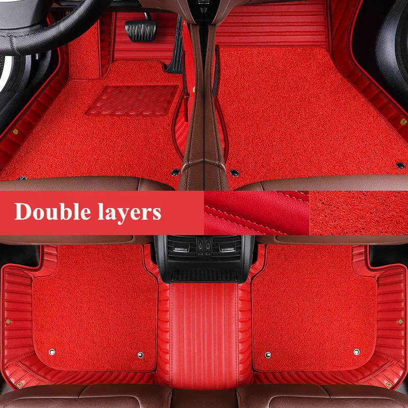 

High quality! Custom special car floor mats for Mercedes Benz CLA Coupe C117 2019-2013 durable waterproof double layers carpets
