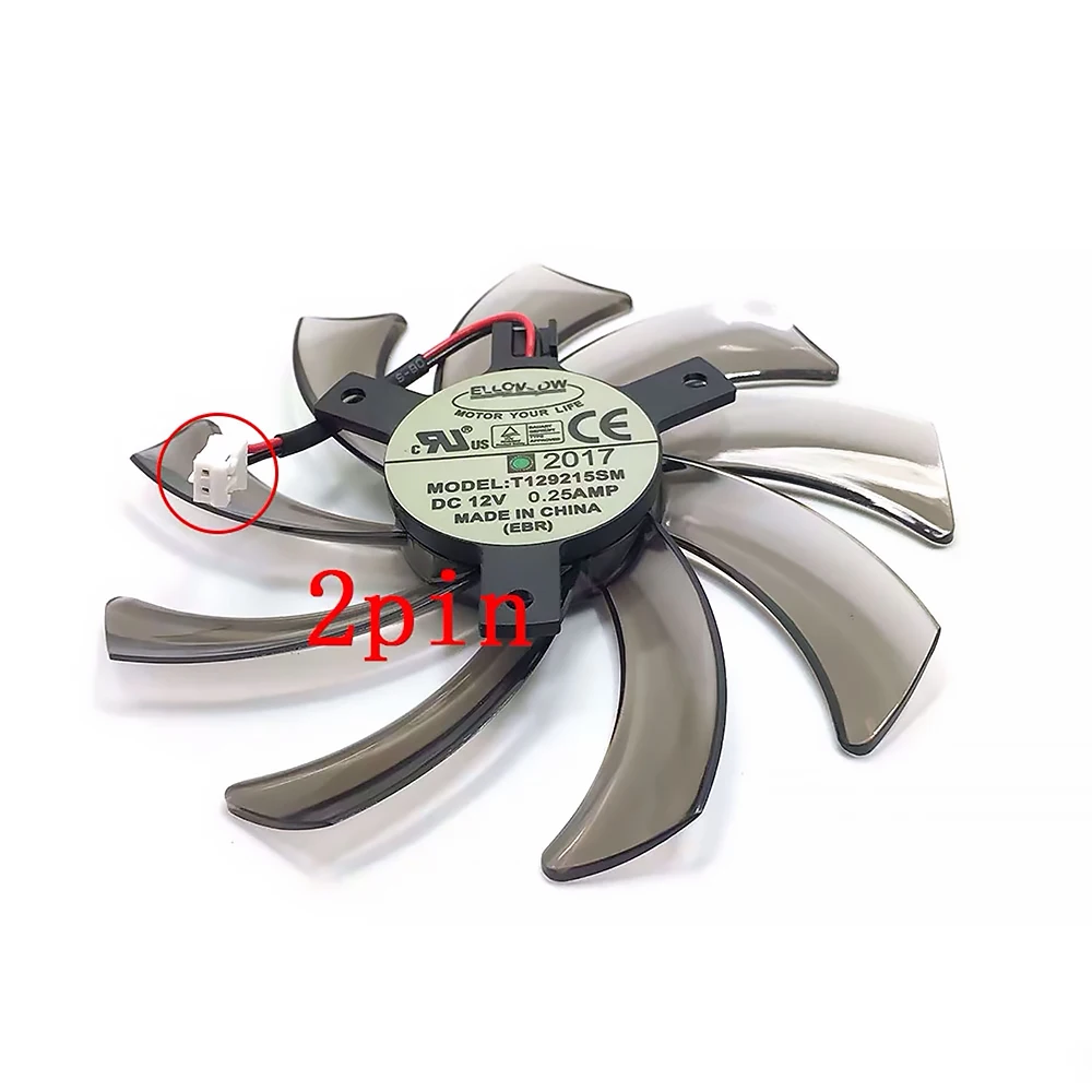 Новый 95 мм T129215SM PLD10010S12H кулер для замены видеокарты Gigabyte HD 7850 Radon R9 270 GTX 670 650 660Ti 550 |