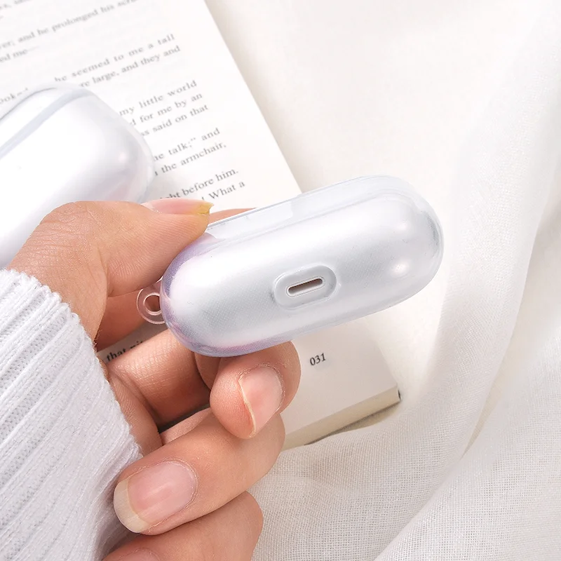 Симпатичный чехол для Apple airpods Pro с надписью Don't touch my AirPods защитный мягкий Bluetooth