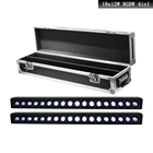 Чехол для полёта с 2 шт. 18x12 Вт RGBW 4в1 светодиодное барное освещение для мытья стены сценический эффект лампа 18x18 Вт 6в1 рождественское оборудование для диджея, Марка DMX Home