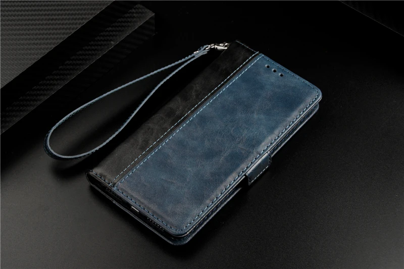 Coque Note 7 Pro, простой модный роскошный кожаный чехол с откидной крышкой для пар, для Xiaomi Redmi Note7Pro, чехол для карт, Celular