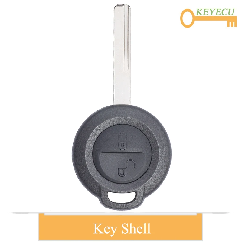 Пульт дистанционного управления KEYECU для автомобильного ключа чехол Корпус Mitsubishi