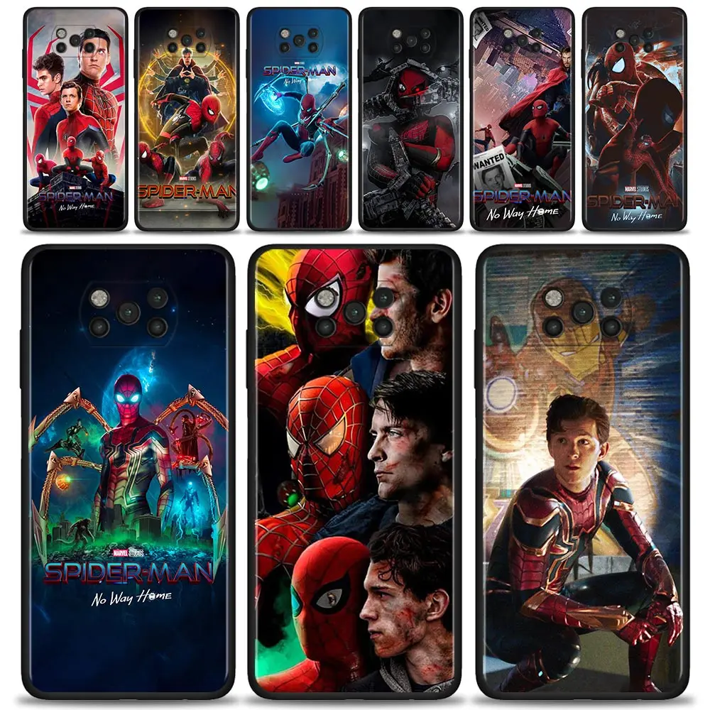 

Marvel Spider-Man 3 No Way Home Case For Xiaomi POCO X3 NFC M3 Pro X3 F3 GT F1 Cover for Mi 11T 10T Pro 9T 11 Note 10 Lite Civi
