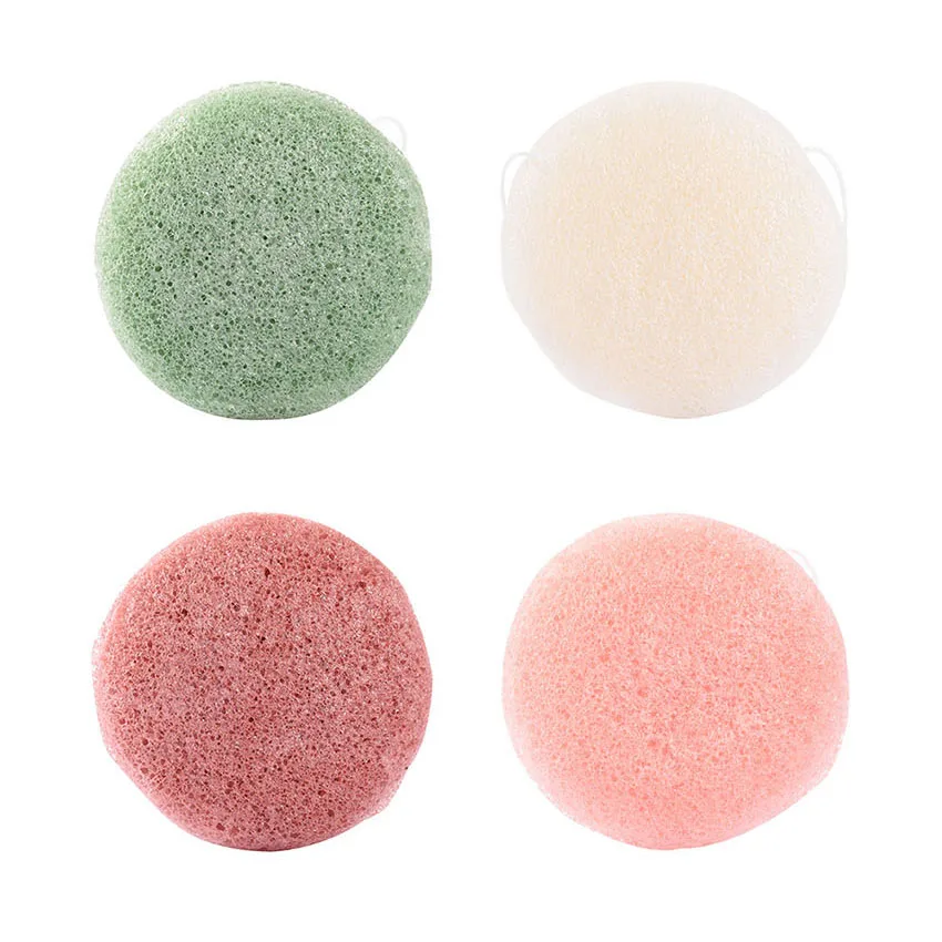 Round Cosmetic Puff Cleaning Facial Sponge Makeup Puff Girls Cleansing Washing Foundation Cream Powder Face Puff Makeup Tools