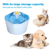 cat pet water fountain electric mute cat drinker bowl 1 6l recirculate filtring drinker for cats pet drinking water dispenser