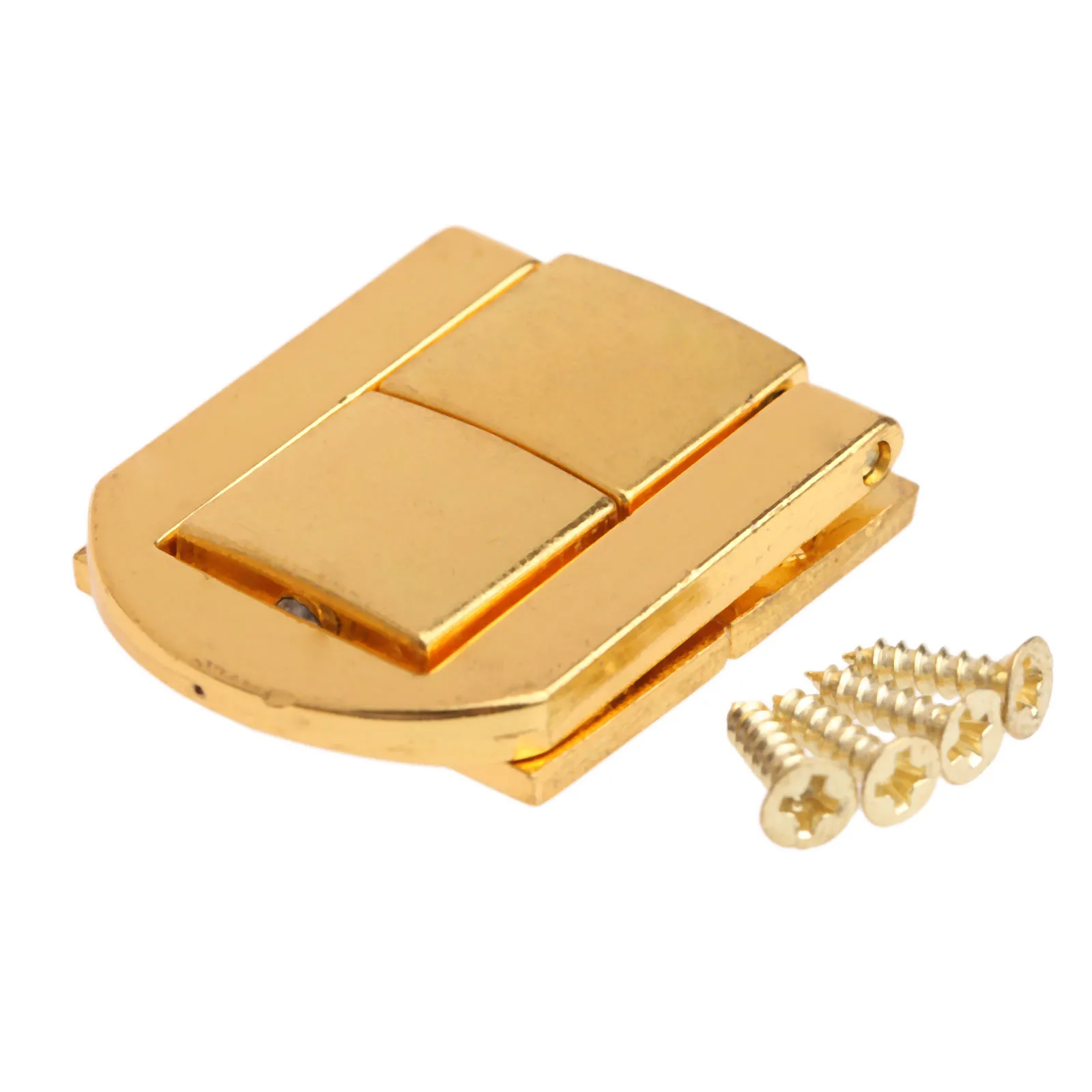 Металлическая застежка крючок золотистая/старинная бронзовая 4 винта