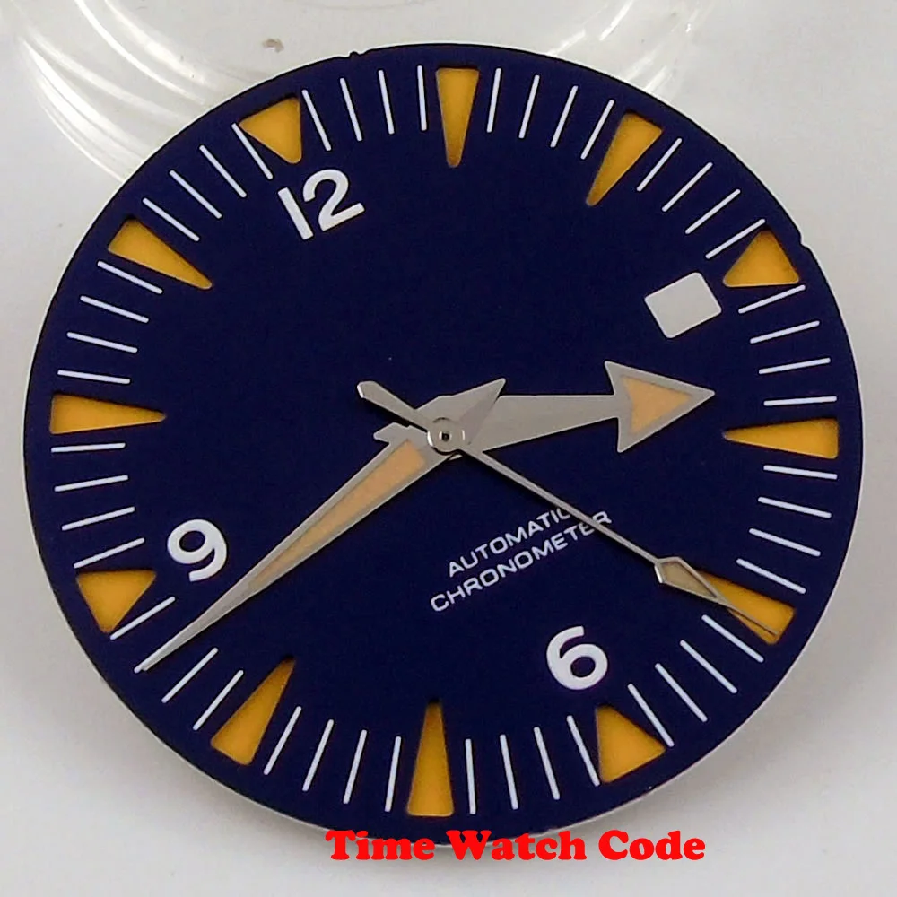 41 мм часы Чехол комплект руки циферблат Запчасти подходит для Miyota 8215 821A 8205