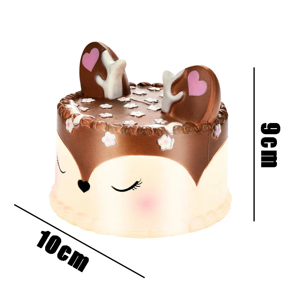 

Squish Y Jumbo Deer Cake Slow Rising Scented Squeeze Toy Collection Cure Gift pelota antiestres juguetew para nios