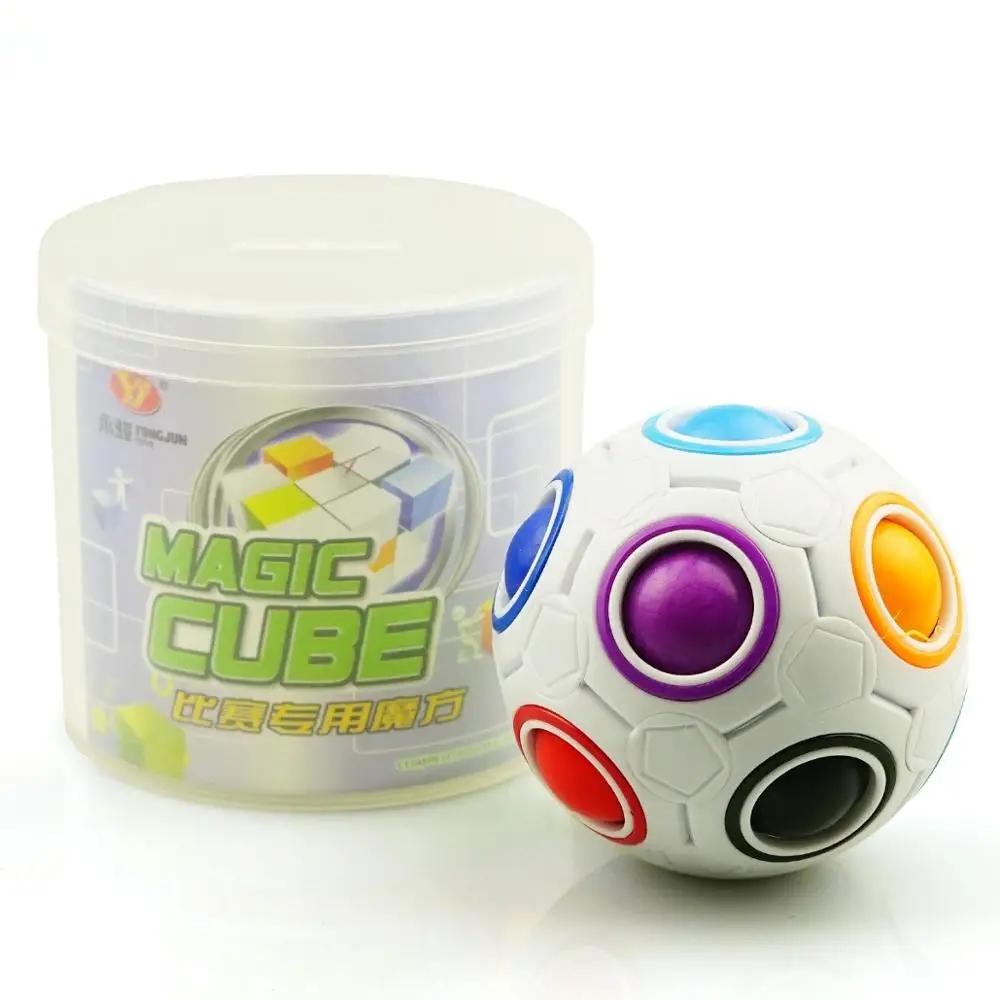 

Magic ball shaped football creative cube