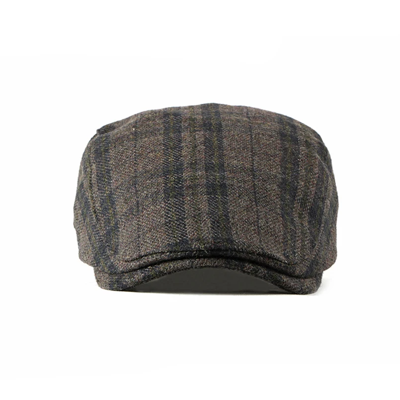 Men Berets Felt Beret Hat Men British Plaid Caps Fashion Painter Hats Women Casual Checkered Berets French Hat Women Beret Hat