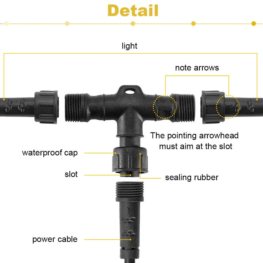 Т образный разъем с 2/3/4/5 контактами класс защиты IP67|connector ip67|connector for ledled connector 4pin |