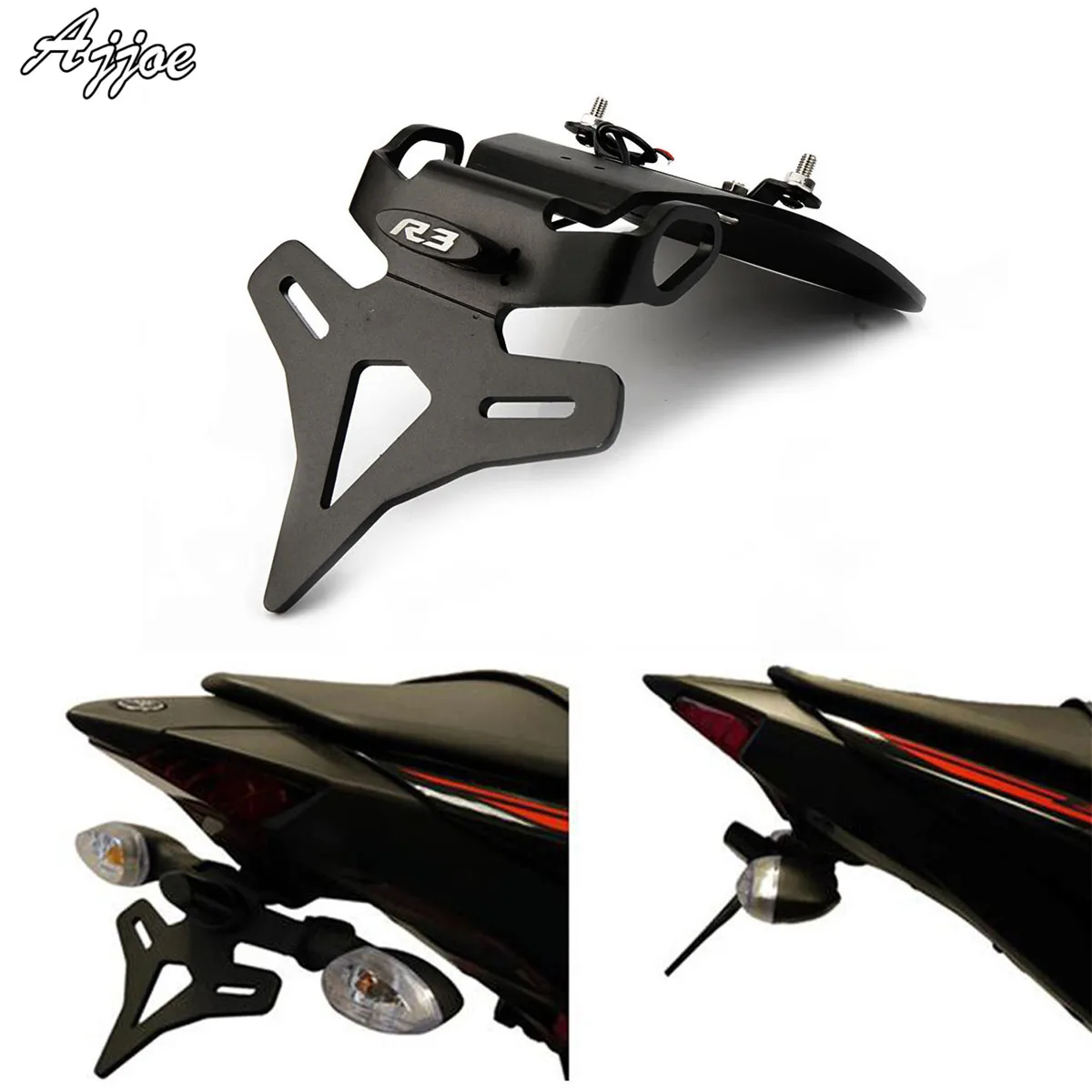 Держатель номерного знака для мотоцикла Yamaha YZF R3 YZFR3 2015 2019|Номерной знак| |