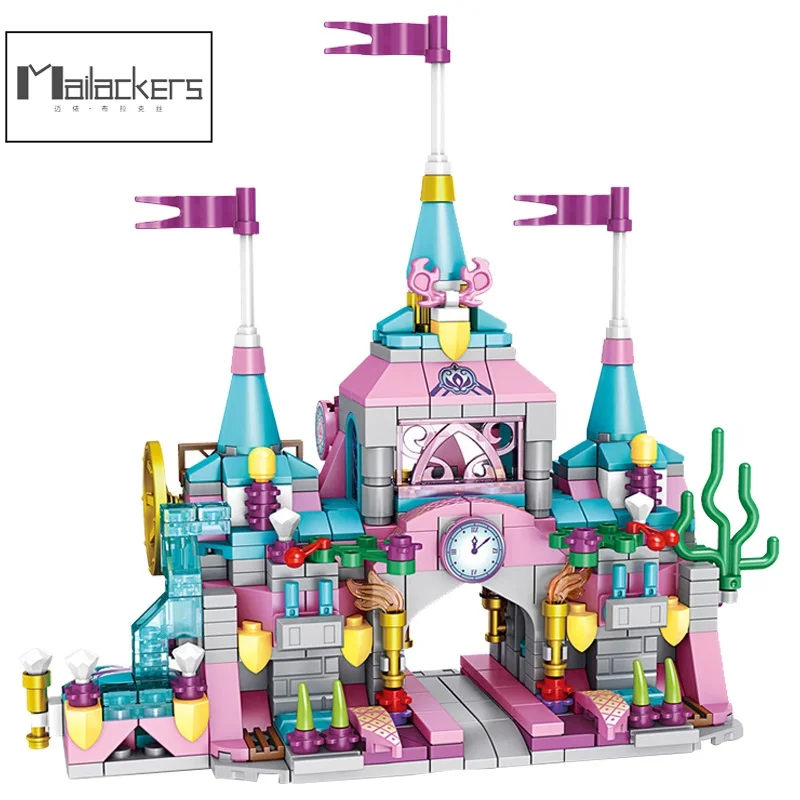 

Набор для сборки замка принцессы Mailackers, друзья, девочки, фильмы 12 в 1, конструктор «сделай сам» для вечевечерние, игрушки для детей