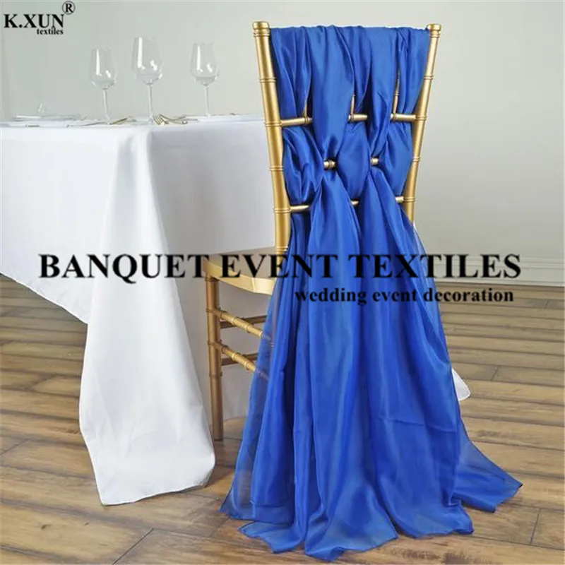 Красивый вид 22 &quotx 78&quot шифон Chiavari стул створки галстук бабочка крышка капюшон