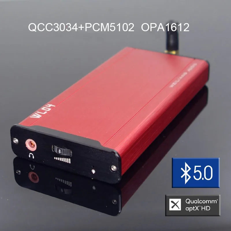 CSR8675+PCM5102A Portable Bluetooth 5.0 decoder DAC headphone amplifier Supports APTX / LDAC Audio Receiver T0278 | Электроника